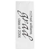 afstudeerder wijn cadeautas (Achterkant)