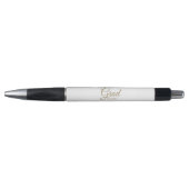 Afstudeerder wit goud aangepaste script klasse jaa pen (Voorkant)