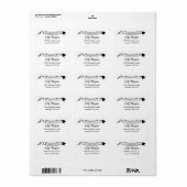 Afstudeerders Adresetiketten, Afstuderen Stickers (Full Sheet)