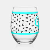 Afstudeerders Petten Drink bril Wijnglas Zonder Voet (Rechts)