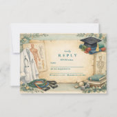 Afstudeerdiploma Fysiotherapie RSVP Kaartje (Voorkant)