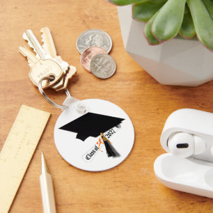 Afstudeerdiploma Klas van 2027 Foto Afstuderen Sleutelhanger