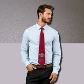 Afstudeerdop 2025 -monogrammed - Bourgogne Stropdas