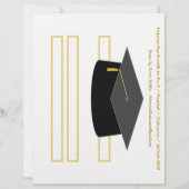 Afstudeerdop Black Paper Party Pet Blad (Voorkant)