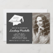 Afstudeerdop en leisteen foto kaart (Voorkant)