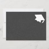 Afstudeerdop en leisteen foto kaart (Achterkant)