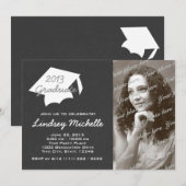 Afstudeerdop en leisteen foto kaart (Voorkant / Achterkant)