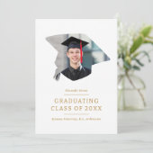 Afstudeerdop Golden 1 foto Afstuderen Aankondiging (Staand voorkant)