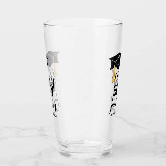 Afstudeerdop met Tassel Class Year Glas (Rechts)