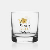 Afstudeerdop met Tassel Class Year Whisky Glas (Achterkant)
