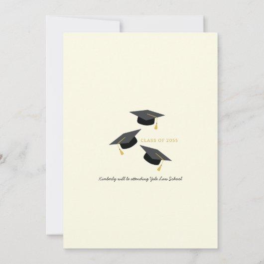 Afstudeerdop open huis uitnodiging (Achterkant)