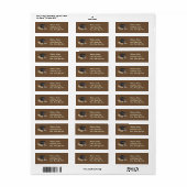 Afstudeerdop Retouradres Etiket (Full Sheet)