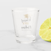 Afstudeerdop - Tassel Black Gold Class van 2025 Shot Glas (Achterkant)