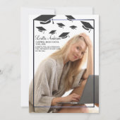 Afstudeerdop Transparantie Fotoaankondiging Aankondiging (Voorkant)