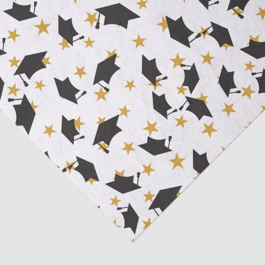 Afstudeerdopjes en sterren tissuepapier (Detail)