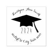 Afstudeerdopklasse van 2024  zelfinktende stempel (Design)