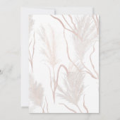 Afstudeerfeest 2024 Script Pampas Grass Floral Kaart (Achterkant)