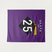 Afstudeerfeest 2025 Foto achtergrond Wandkleed (Voorkant (horizontaal))