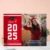 Afstudeerfeest 2025 Foto Afstudeerder Acryl Bord (Huwelijk)