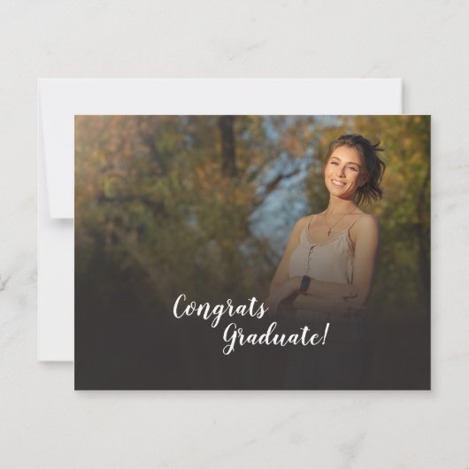 Afstudeerfeest 2025 Fotocollage Uitnodiging (Achterkant)