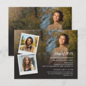 Afstudeerfeest 2025 Fotocollage Uitnodiging (Voorkant / Achterkant)