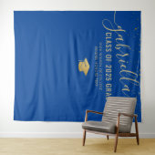 Afstudeerfeest 2025 Fotohokje Selfie-achtergrond B Wandkleed (In Situ (horizontaal))