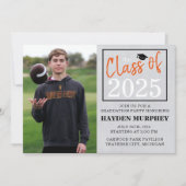 Afstudeerfeest 2025 Open Huis Foto Sinaasappel Kaart (Voorkant)