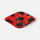 Afstudeerfeest 2025 papieren bordje (Gebogen)