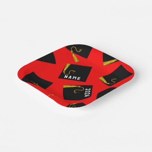 Afstudeerfeest 2025 papieren bordje (Gebogen)