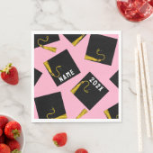 Afstudeerfeest 2025 Roze Servet (Insitu)