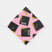 Afstudeerfeest 2025 Roze Servet (Hoek)