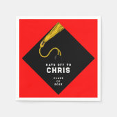 Afstudeerfeest 2025 servet (Voorkant)