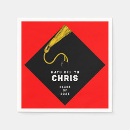 Afstudeerfeest 2025 servet