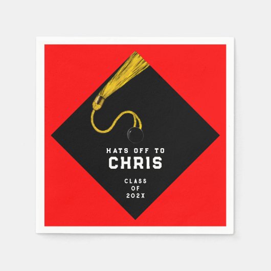 Afstudeerfeest 2025 servet (Voorkant)