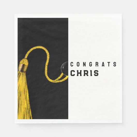 Afstudeerfeest 2025 servet (Voorkant)