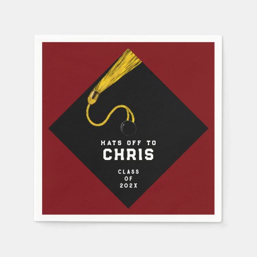 Afstudeerfeest 2025 servet (Voorkant)