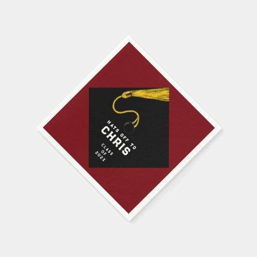 Afstudeerfeest 2025 servet (Hoek)