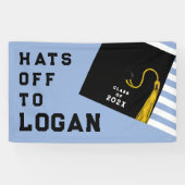 Afstudeerfeest 2025 spandoek (Horizontaal)