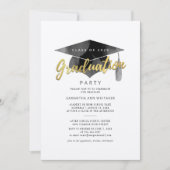 Afstudeerfeest 2026 Minimalistische uitnodiging vo (Voorkant)