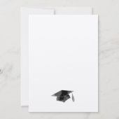 Afstudeerfeest 2026 Minimalistische uitnodiging vo (Achterkant)