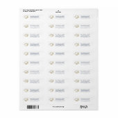 Afstudeerfeest 2026 Modern Retouradres Etiket (Full Sheet)