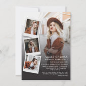 Afstudeerfeest 5 foto's Modern Afstudeerder 2025 Kaart (Voorkant)