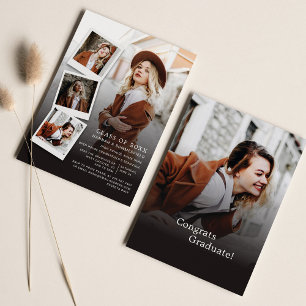 Afstudeerfeest 5 foto's Modern Afstudeerder 2025 Kaart