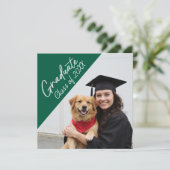 Afstudeerfeest Aankondiging Afstuderen feest (Staand voorkant)