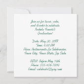 Afstudeerfeest Aankondiging Afstuderen feest (Achterkant)