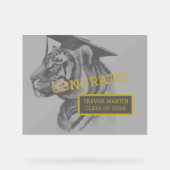 Afstudeerfeest Acryl Teken Bord (Voorkant)