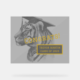 Afstudeerfeest Acryl Teken Bord