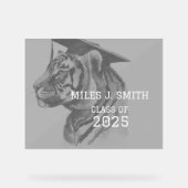 Afstudeerfeest Acryl Teken Bord (Voorkant)