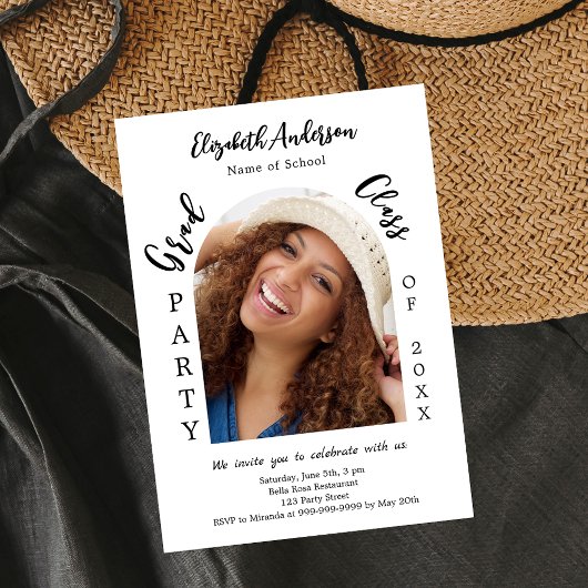 Afstudeerfeest boog fotoklas 2025 kaart