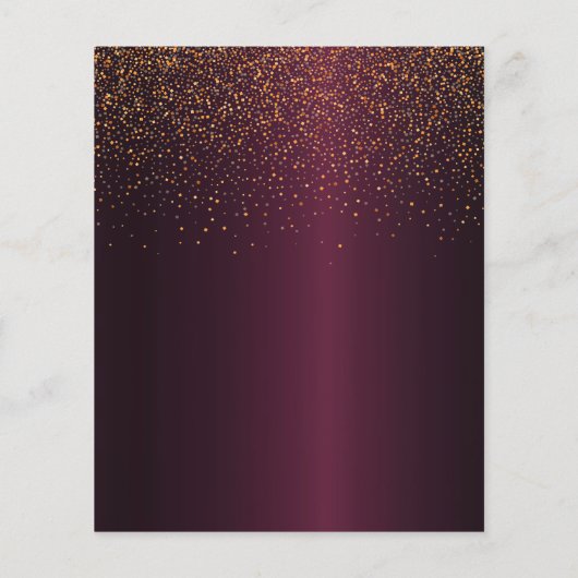 Afstudeerfeest bordeaux budget uitnodiging 2025 flyer (Achterkant)